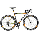 SAVA 700C Carbon Fiber Road Bike Complete Bicycle Carbon Cycling BICICLETTA Road Bike SHIMANO SORA M3000 18 Speed Bicicleta