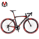 SAVA 700C Carbon Fiber Road Bike Complete Bicycle Carbon Cycling BICICLETTA Road Bike SHIMANO SORA M3000 18 Speed Bicicleta